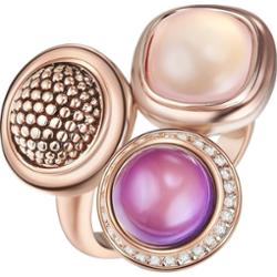 Lulu & Jane Stop metali Szkło Pierścionki 1 ct Damski