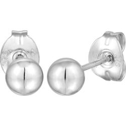 Elli PREMIUM Damskie kolczyki sztyfty kulki z białego złota próby 375 Kolczyki 1 ct