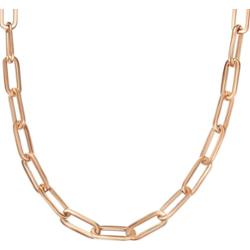 Lulu & Jane Łańcuszek z Stop metali w Różowy złoty Naszyjniki 1 ct Damski