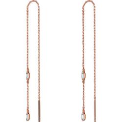 Glanzstücke München Kolczyki wiszące srebrne srebro wysokiej próby Cyrkonia żółte złoto 1 ct Damski