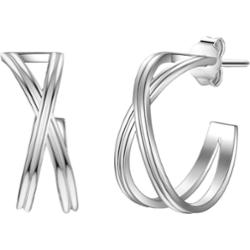 Glanzstücke München Srebrne kolczyki sztyfty srebro wysokiej próby srebrny Kolczyki 1 ct Damski