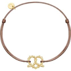 Glanzstücke München Bransoletka Precel serce Srebro wysokiej próby Srebrny Bransoletki 1 ct Damski