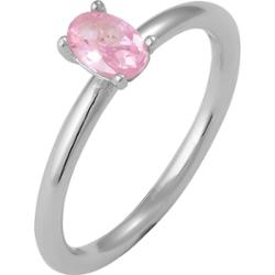 Elli Pierścionek z Kamieniami Kobiety Owalny Cyrkonia Diamond Szlif Biały 925 Sterling Silver Pierścionki 1 ct Damski