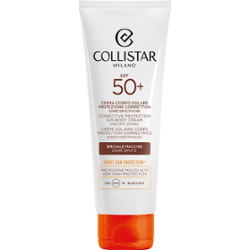 Collistar CORRECTIVE PROTECTION SUN BODY CREAM SPECIFIC ZONES SPF 50+ krem intensywnie brązujący przeciw przebarwieniom skóry 100 ml