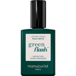 manucurist green flash Flash Instant Dry Extra Long Wear Lakiery do paznokci 15 ml MILKY WHITE