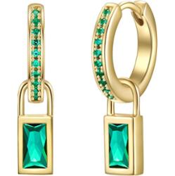 Glanzstücke München Kolczyki z Srebro wysokiej próby w Żółte złoto 1 ct Damski