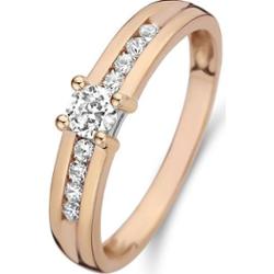 Isabel Bernard Pierścionek Isabel Bernard La Concorde Estee - 14-karatowe różowe złoto i białe złoto Pierścionki 1 ct Damski