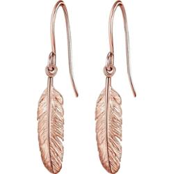 Glanzstücke München Kolczyki wiszące srebrne Pióro srebro wysokiej próby srebrny 1 ct Damski