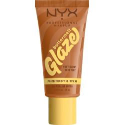NYX Professional Makeup Buttermelt Glaze, Tint do twarzy z SPF 30 Podkłady 30 ml 06W - PRALINE BUTTA