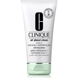 Clinique - All About Clean 2-in-1 Cleansing + Exfoliating Jelly - Żel Oczyszczający - All About Clean Cleans/exfl. Jelly 150ml - Dla Kobiet
