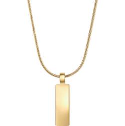 True Rebels Łańcuszek Stal nierdzewna Żółte złoto Naszyjniki 1 ct Męskie
