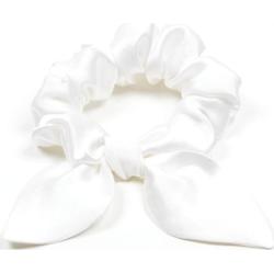 So fluffy Jedwabna gumka z uszami - ecru Gumki do włosów 1 ct