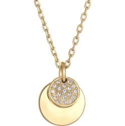 Elli Damski wisiorek Elegancki srebrny z kryształkami Naszyjniki 1 ct