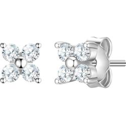Glanzstücke München Kolczyki Kwiat z Srebro wysokiej próby w Srebrny 1 ct Damski