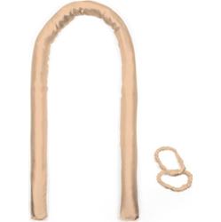 So fluffy Jedwabny wałek do kręcenia włosów Paski do spodni 1 ct Biały