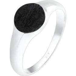 Elli Siegelring Royal Matt Geo Basic Trend 925 Silber Pierścionki 1 ct Damski