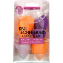 Real Techniques 6 Miracle Sponges Blendery do makijażu 1 ct