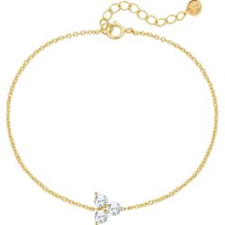 Glanzstücke München Bransoletka z Srebro wysokiej próby w Żółte złoto Bransoletki 1 ct Damski