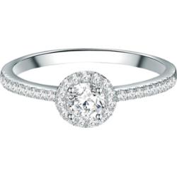 Trilani Srebrny pierścionek srebro wysokiej próby Cyrkonia srebrny Pierścionki 1 ct Damski