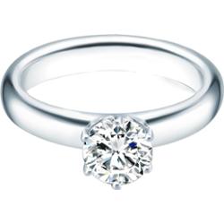 Trilani Srebrny pierścionek srebro wysokiej próby Cyrkonia srebrny Pierścionki 1 ct Damski