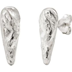 KUZZOI Kolczyk Sztyft Męski Kropla 925 Sterling Silver Kolczyki 1 ct Męskie