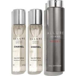 CHANEL ALLURE HOMME SPORT EXTRÊME ALLURE HOMME SPORT EAU EXTRÊME FLAKON TWIST AND SPRAY Z ZESTAWEM WYMIENNYCH WKŁADÓW 3 X 20 ml – EAU EXTRÊME Perfumy