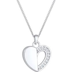 Elli DIAMONDS Damski wisior serce Infinity Love z diamentem (0,06 ct.) srebro 925 Sterling Silver Naszyjniki 1 ct