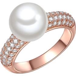 Lulu & Jane Pierścionek z Mosiadz w Różowy złoty Pierścionki 1 ct Damski