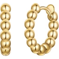 Rafaela Donata Kolczyki z Srebro wysokiej próby w Żółte złoto 1 ct Damski