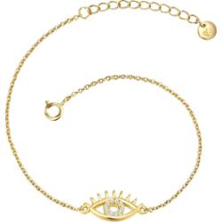 Glanzstücke München Bransoletka Wszechwidzace oko z Srebro wysokiej próby w Żółte złoto Bransoletki 1 ct Damski