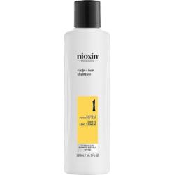 Nioxin Nioxin System 1 szampon oczyszczający do włosów naturalnych, lekko przerzedzonych, 300 ml Szampony