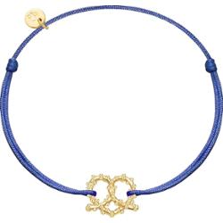 Glanzstücke München Bransoletka Precel serce Srebro wysokiej próby Srebrny Bransoletki 1 ct Damski