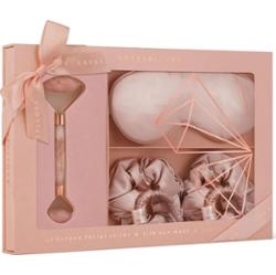 Crystallove Rose Quartz Home SPA Set Urządzenia do masażu twarzy 1 ct