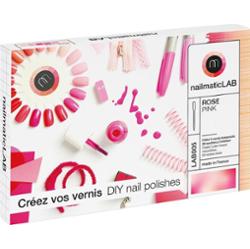 Nailmatic DIY NAIL POLISHES PINK – ZESTAW DO TWORZENIA 5 NATURALNYCH LAKIERÓW W ODCIENIACH RÓŻU Zestawy do paznokci 1 ct