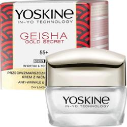 Yoskine Yoskine Geisha Gold Secret, krem do twarzy na dzień i na noc 55+, 50 ml Kremy przeciwzmarszczkowe Damski