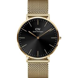 Daniel Wellington Kobiety i mężczyźnizegarek Classic Revival - stal nierdzewna Zegarki męskie 1 ct Czarny Męskie