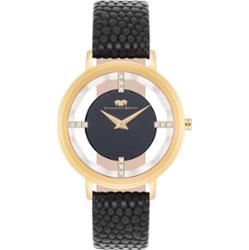 Rhodenwald & Söhne Zegarek kwarcowy Lucrezia Skóra naturalna Czarny Zegarki damskie 1 ct Damski