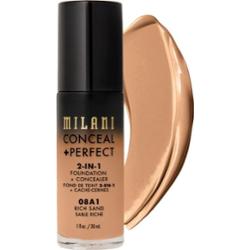 Milani Conceal + Perfect 2-in-1 Foundation + Concealer Podkłady 30 ml Rich Sand/ 08A1