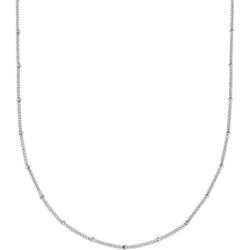 EASTSIDE Łańcuszek Stal nierdzewna Srebrny Naszyjniki 1 ct Damski