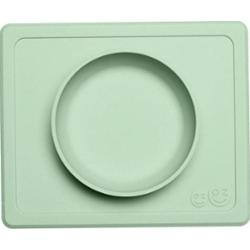 EZPZ EZPZ Silikonowa miseczka z podkładką 2w1 Mini Bowl pastelowa zieleń Akcesoria 1 ct