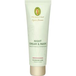 Primavera Krem i maska na noc wygładzająca i regenerująca Maseczki rozświetlające 50 ml Damski