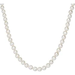 Valero Pearls Naszyjnik z pereł srebro wysokiej próby Perła hodowlana słodkowodna srebrny Naszyjniki 1 ct Damski