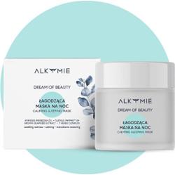 Alkmie Łagodząca maska na noc Maseczki przeciwzmarszczkowe 60 ml