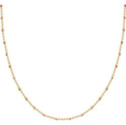 Glanzstücke München Naszyjnik srebrny srebro wysokiej próby żółte złoto Naszyjniki 1 ct Damski