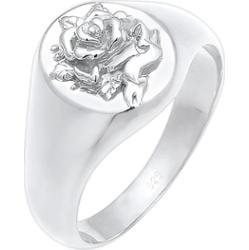 Elli Damski sygnet Rose 80s Look Blogger w srebra próby 925 Pierścionki 1 ct
