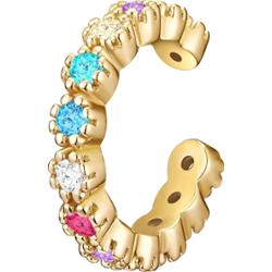 Glanzstücke München Kolczyki z Srebro wysokiej próby w Żółte złoto 1 ct Damski