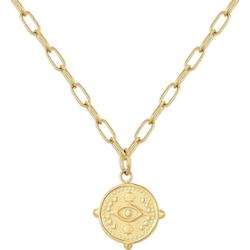 EASTSIDE Łańcuszek Stal nierdzewna Żółte złoto Naszyjniki 1 ct Damski