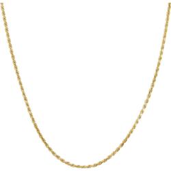 Glanzstücke München Łańcuszek z Srebro wysokiej próby w Żółte złoto Naszyjniki 1 ct Damski