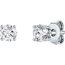 Trilani Srebrne kolczyki sztyfty srebro wysokiej próby Cyrkonia srebrny Kolczyki 1 ct Damski