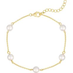 Rafaela Donata Bransoletka Srebro wysokiej próby Żółte złoto Bransoletki 1 ct Damski